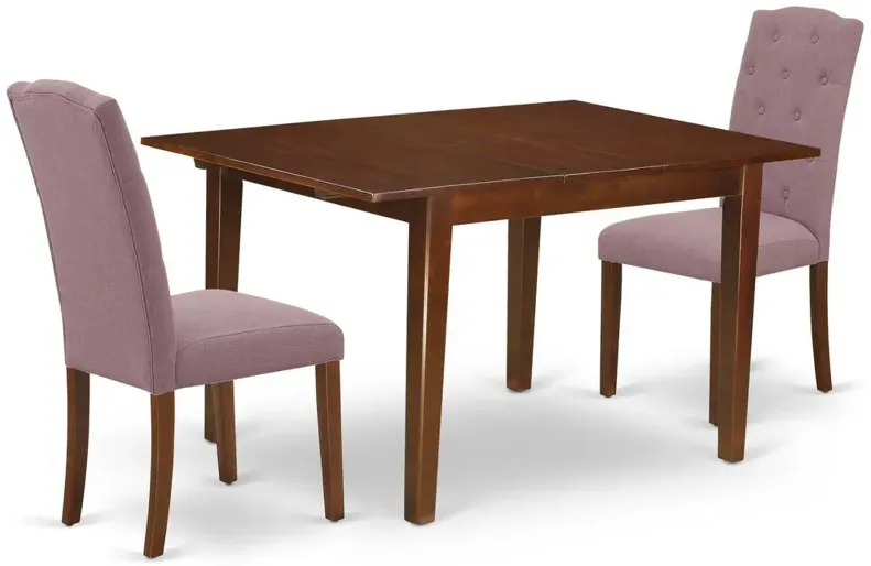 Dining Room Set Mahogany, MLCE3-MAH-10