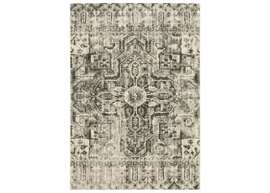 Florence 6'7" x 9'6" Char Rug