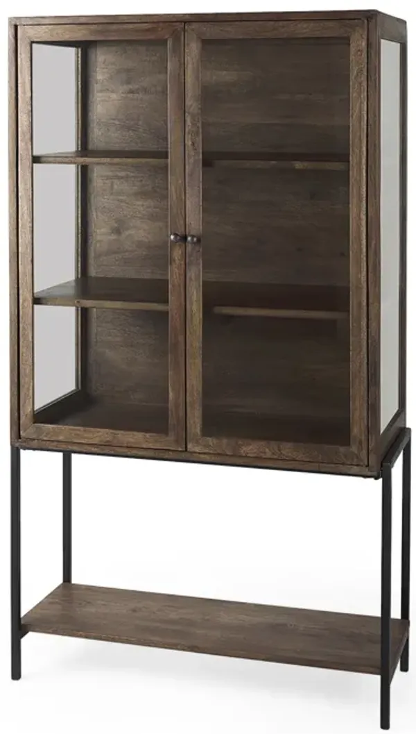 Arelius Brown Cabinet