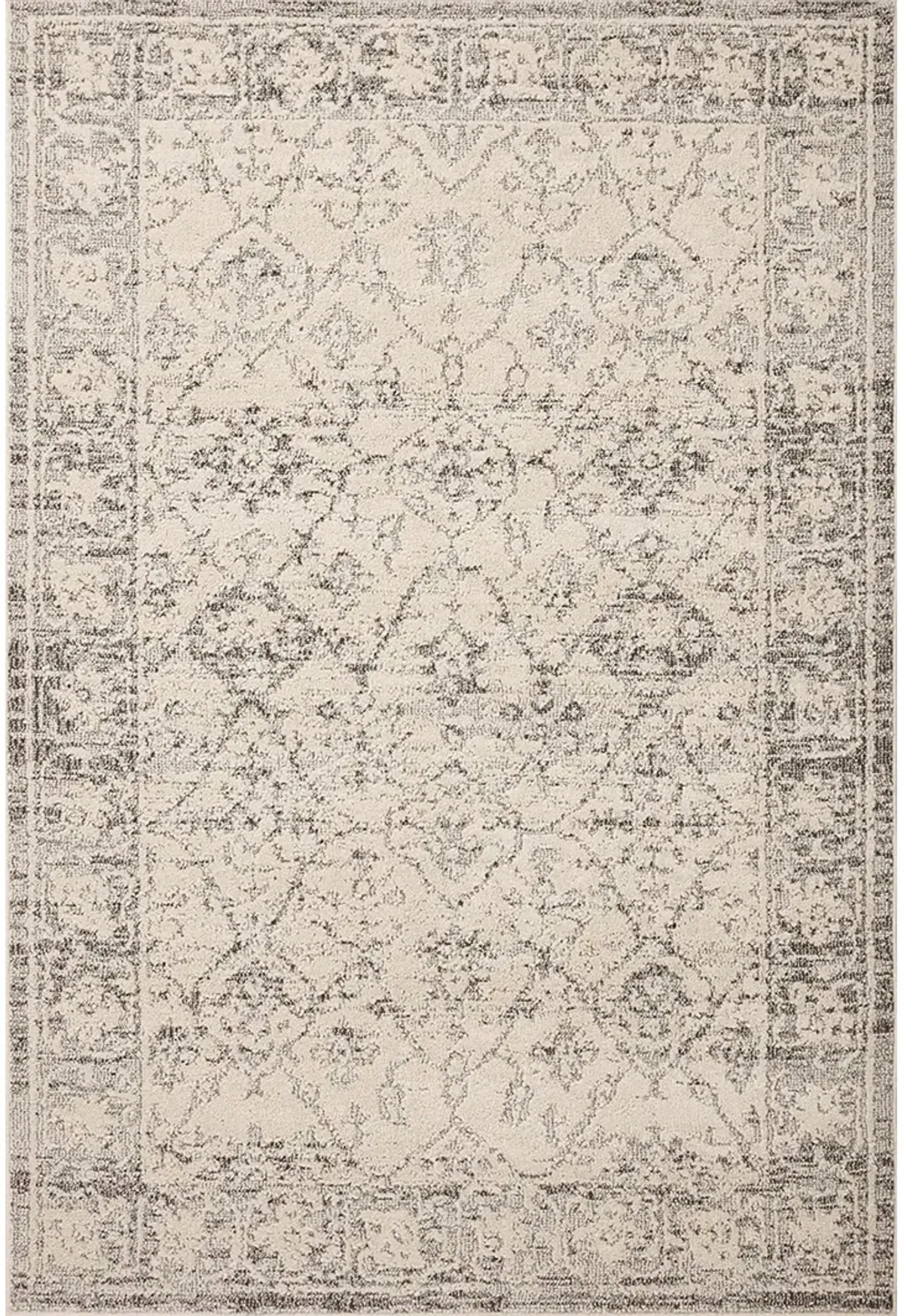 Gigi Ivory/Stone 6'7" x 9'2" Area Rug by Magnolia Home by Joanna Gaines x Loloi