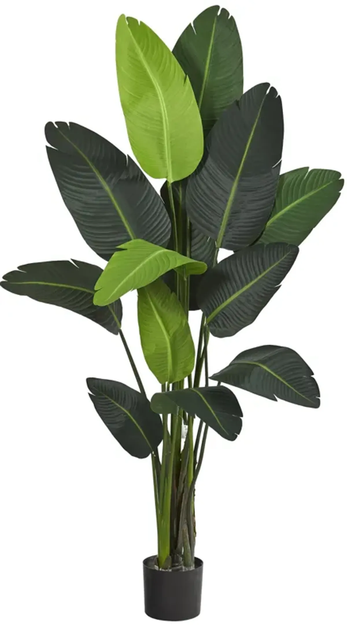 Hivvago 69 Inches Traveler Feets Palm Artificial tree