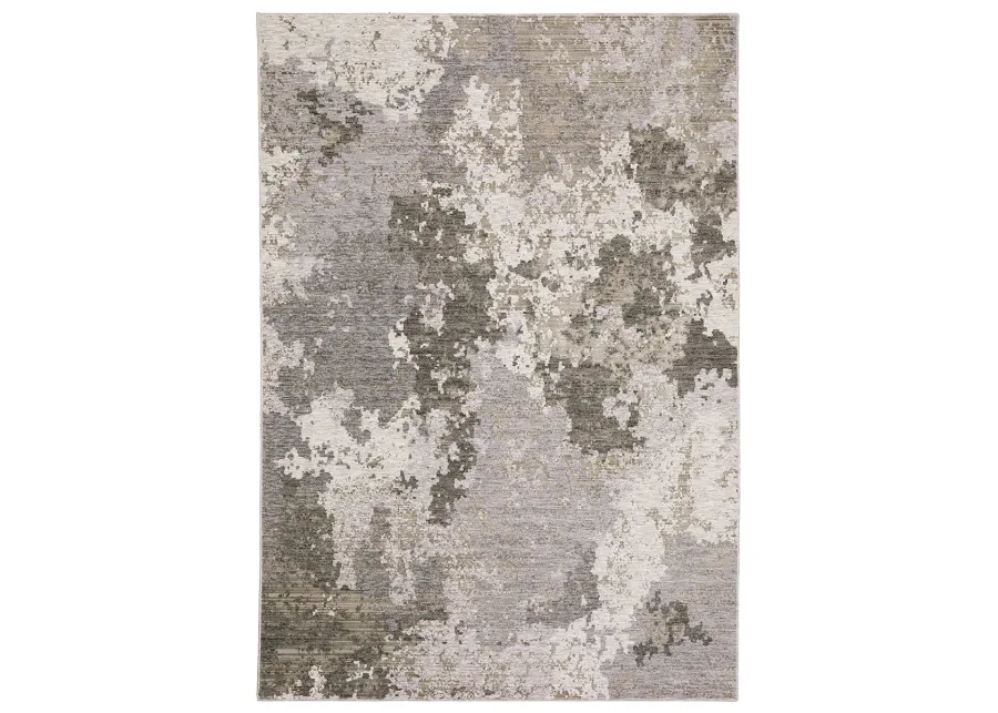 Nebulous 6'7" x 9'6" Grey Rug