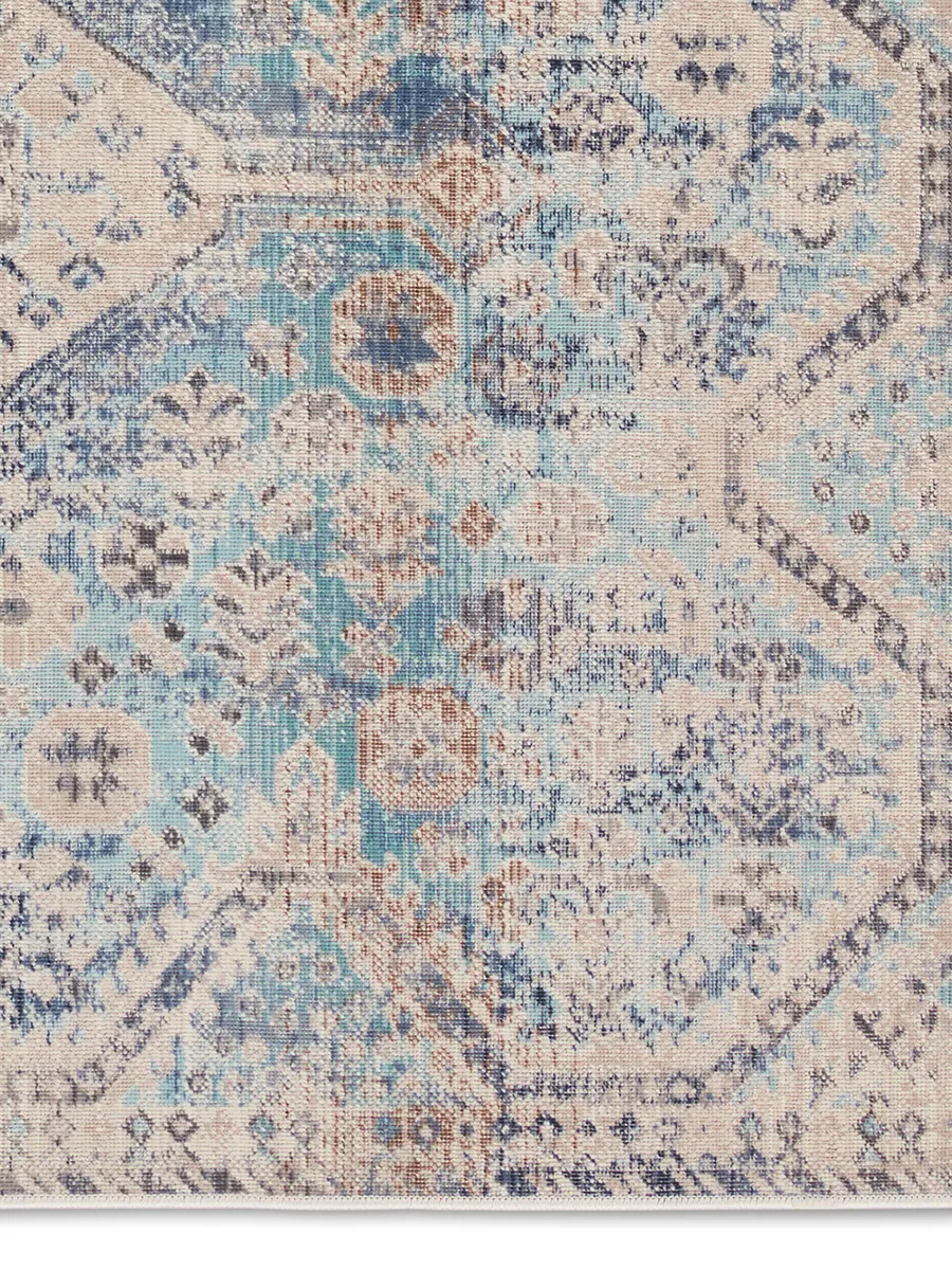 Bequest Marquess Blue 4' x 6' Rug