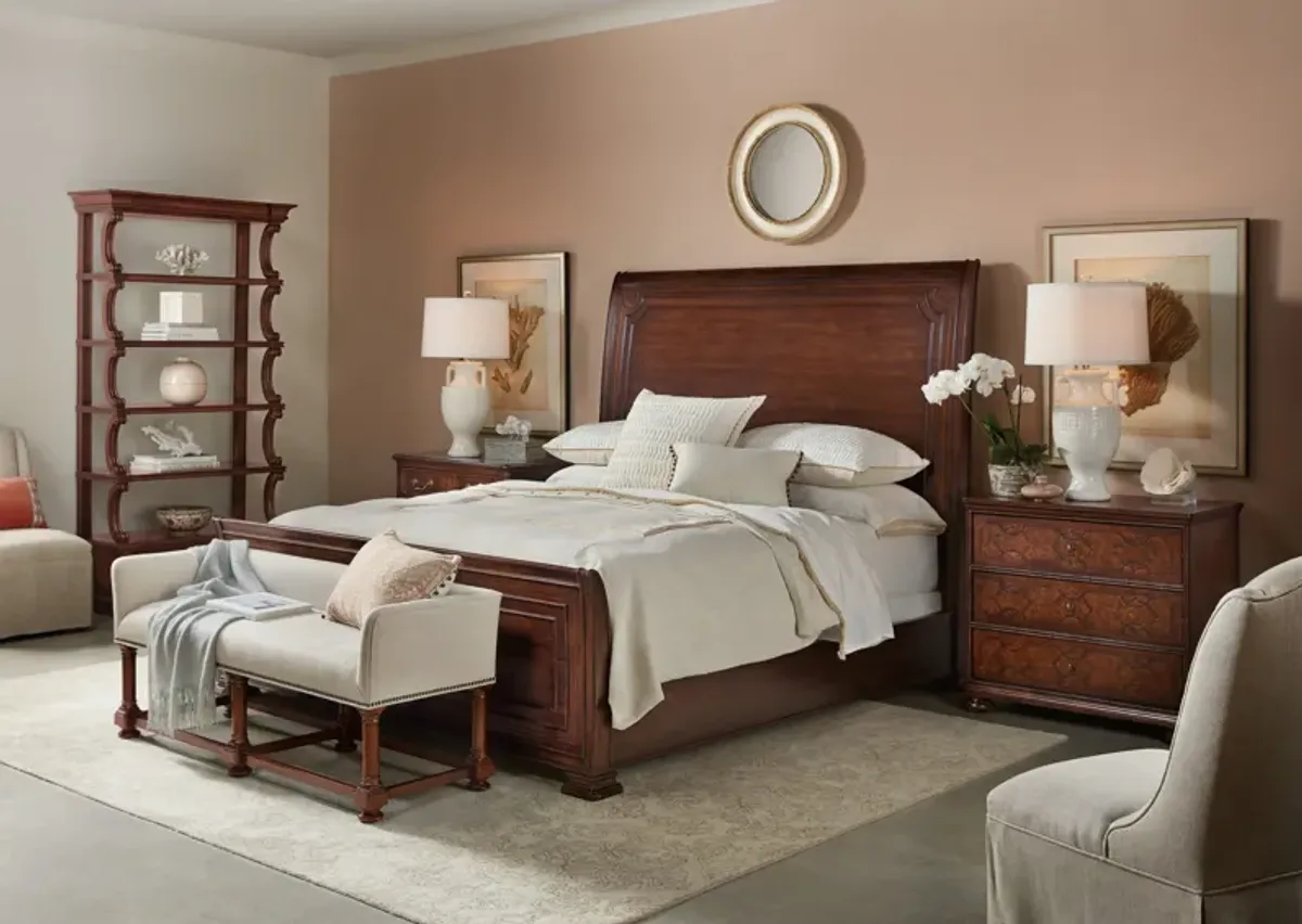 Charleston King Sleigh Bed