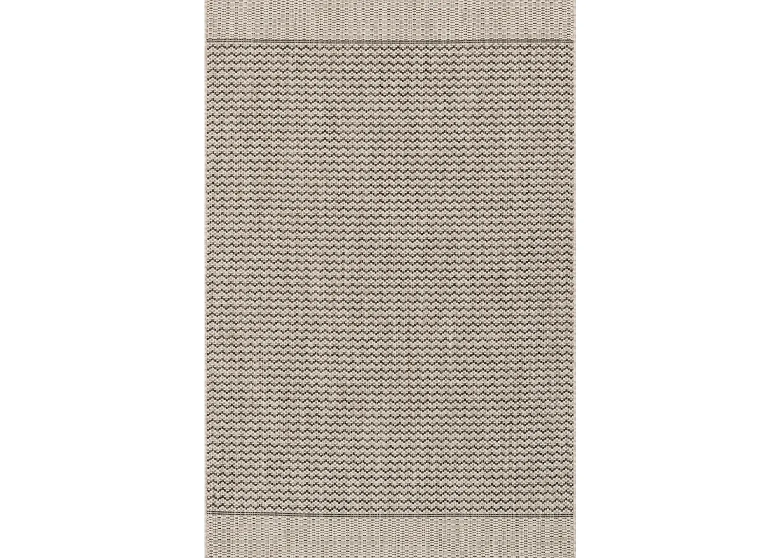 Isle IE03 Grey/Black 5'3" x 7'7" Rug