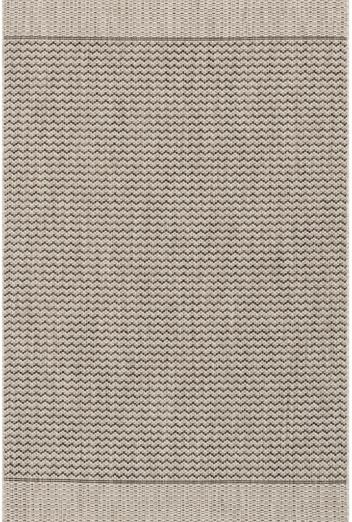 Isle IE03 Grey/Black 5'3" x 7'7" Rug