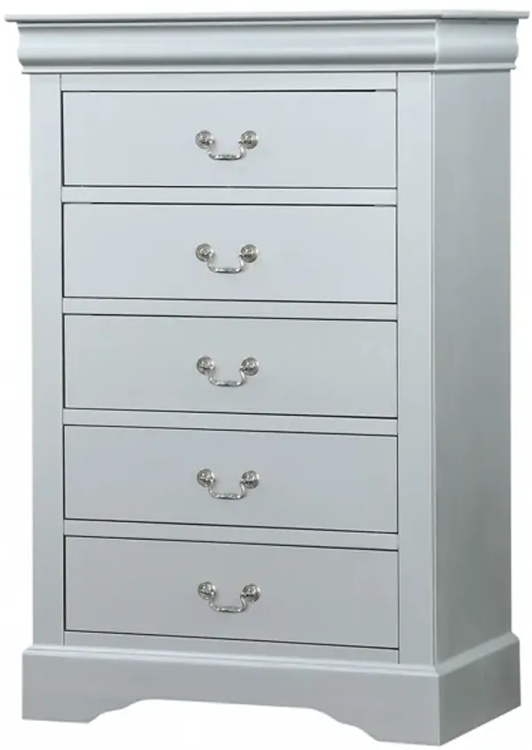 Solid Wood Five Drawer Lingerie Chest for Bedroom Storage and Organization