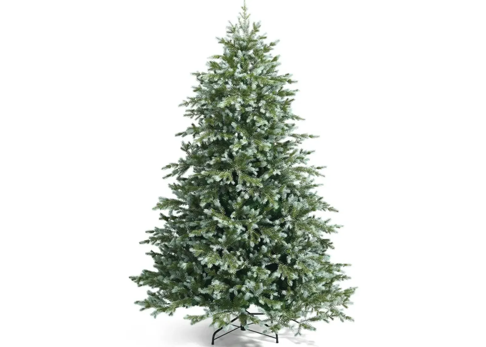 7 Feet Artificial Christmas Tree with 1260 Mixed PE and PVC Tips