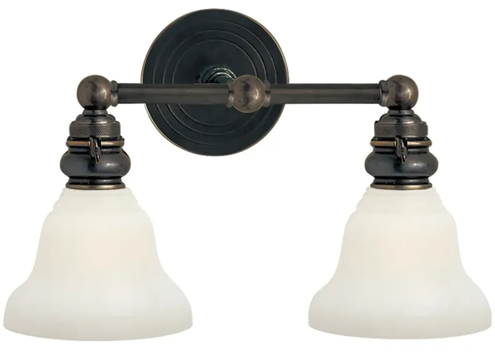 Boston Functional Double Light in Bronze