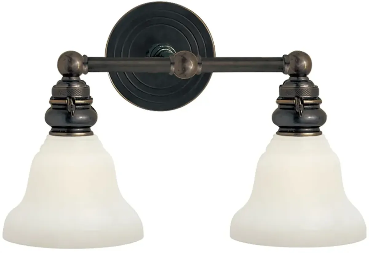 Boston Functional Double Light in Bronze