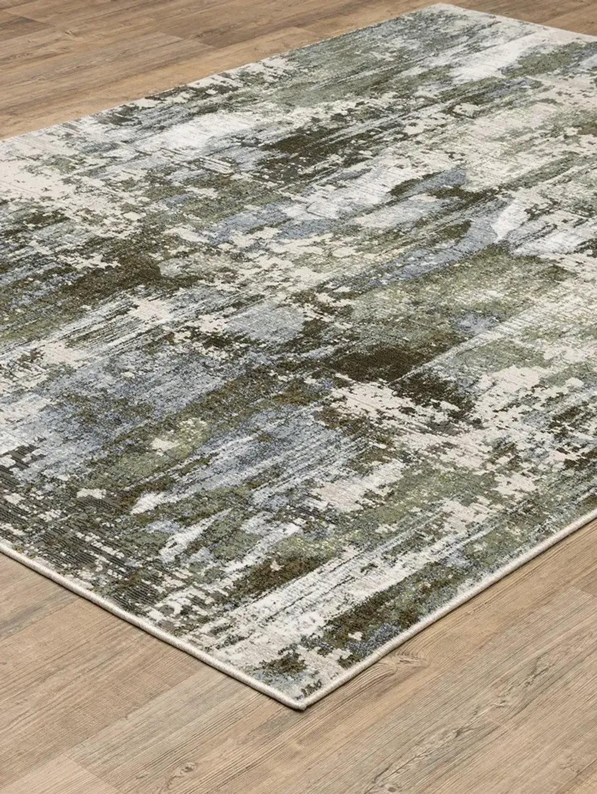 Caravan 6'7" x 9'6" Green Rug