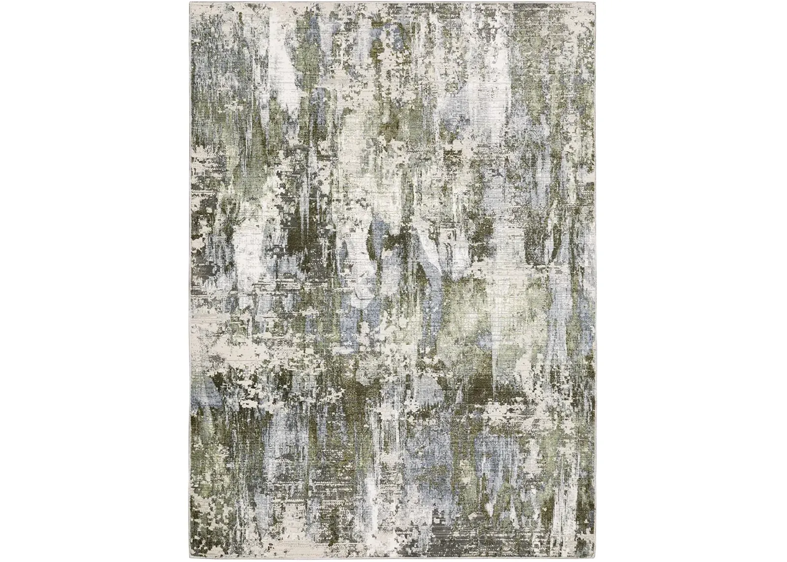 Caravan 6'7" x 9'6" Green Rug