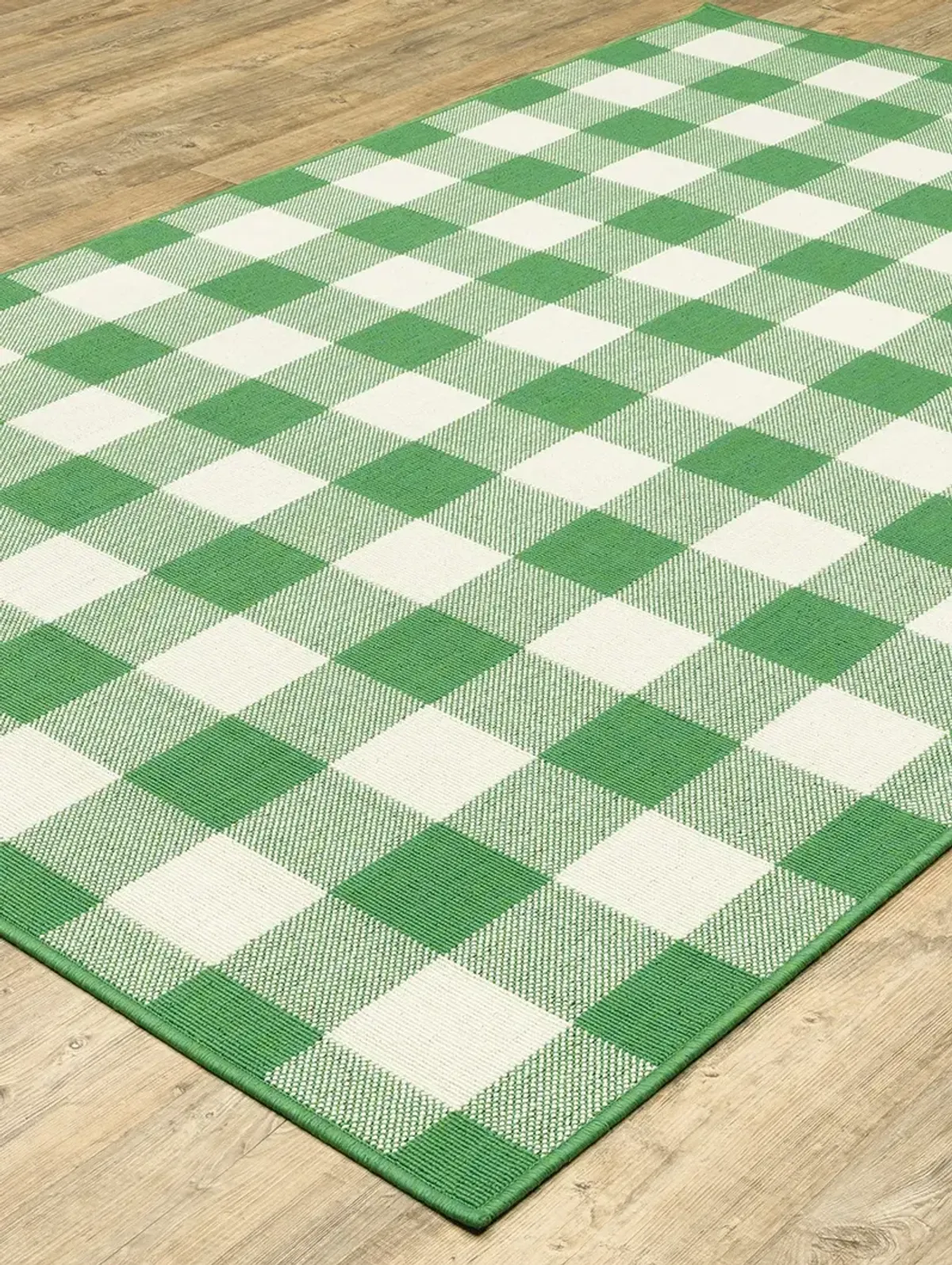 Meridian 6'7" x 9'6" Green Rug