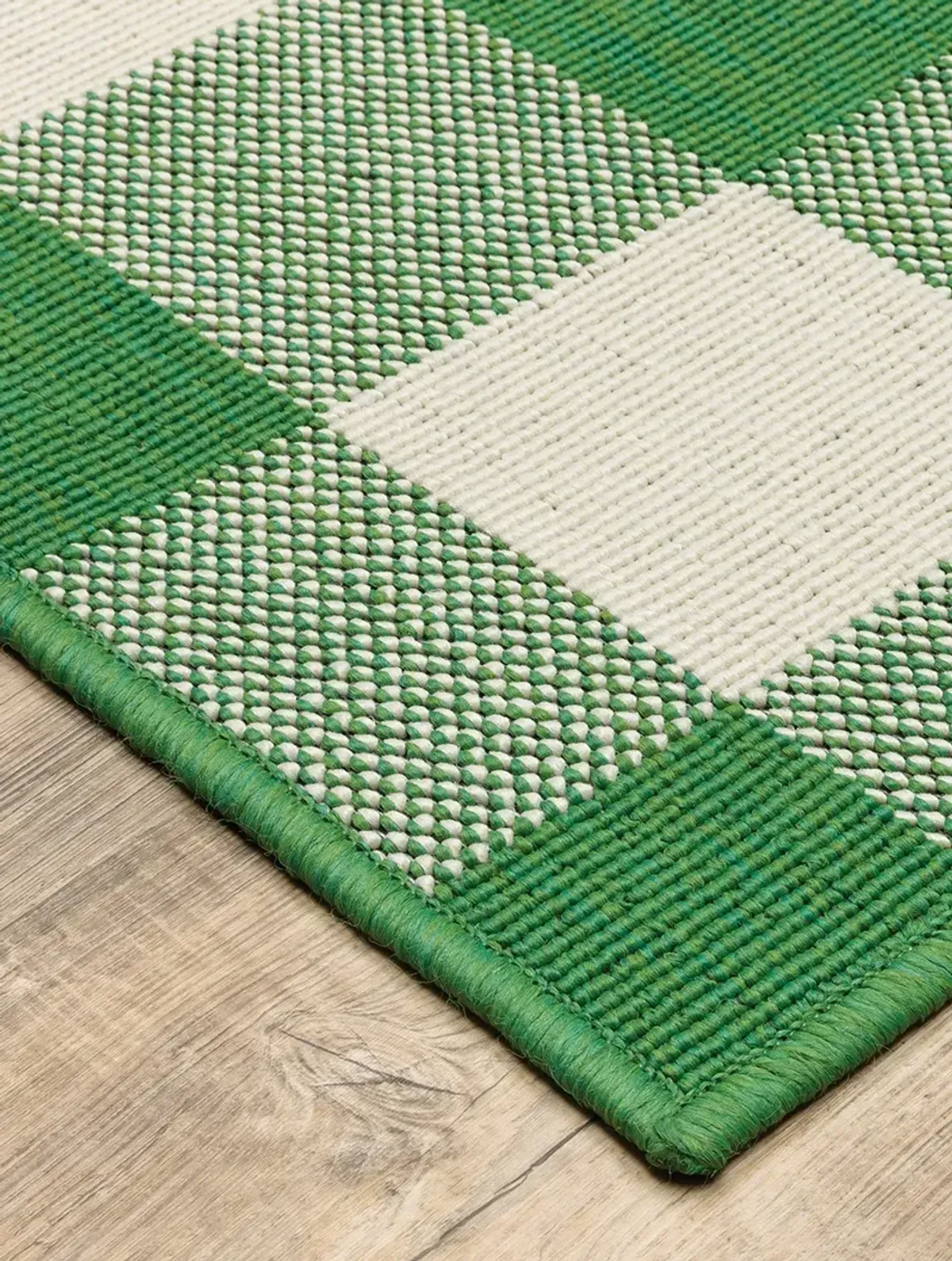 Meridian 6'7" x 9'6" Green Rug