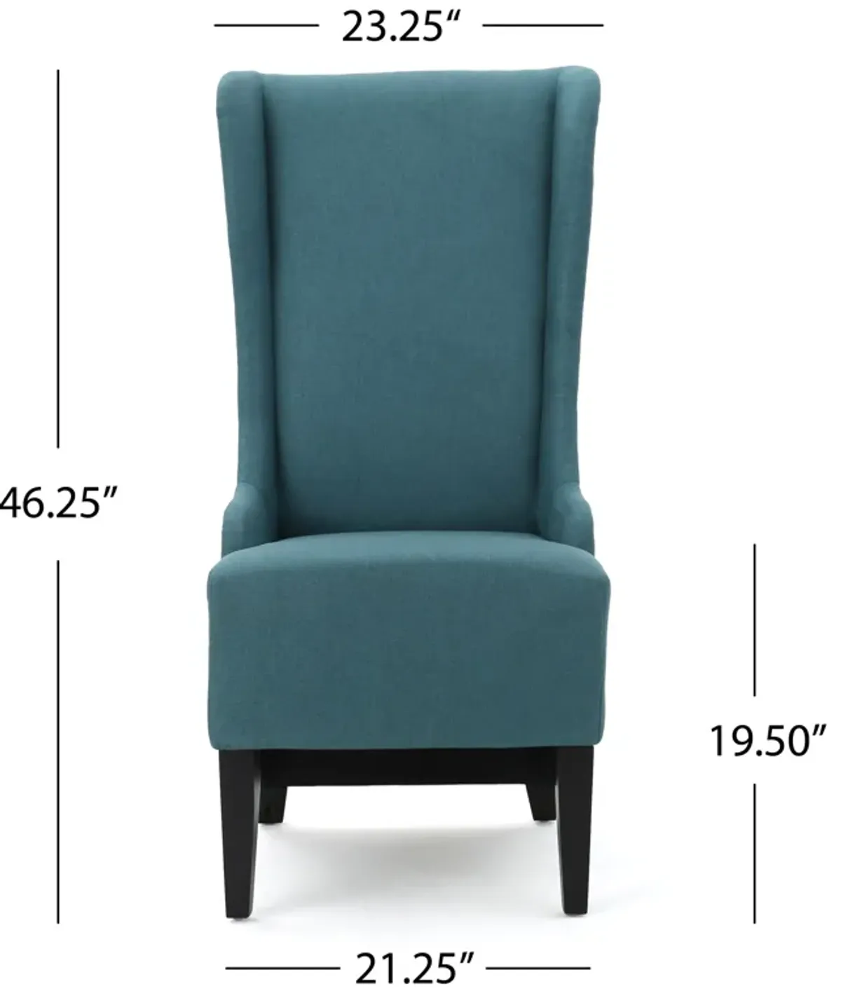 Merax Contemporary High Back Upholstered Dining Chair