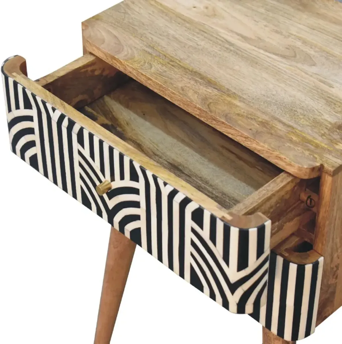 Edessa Bone Inlay  2 Drawer NightStand