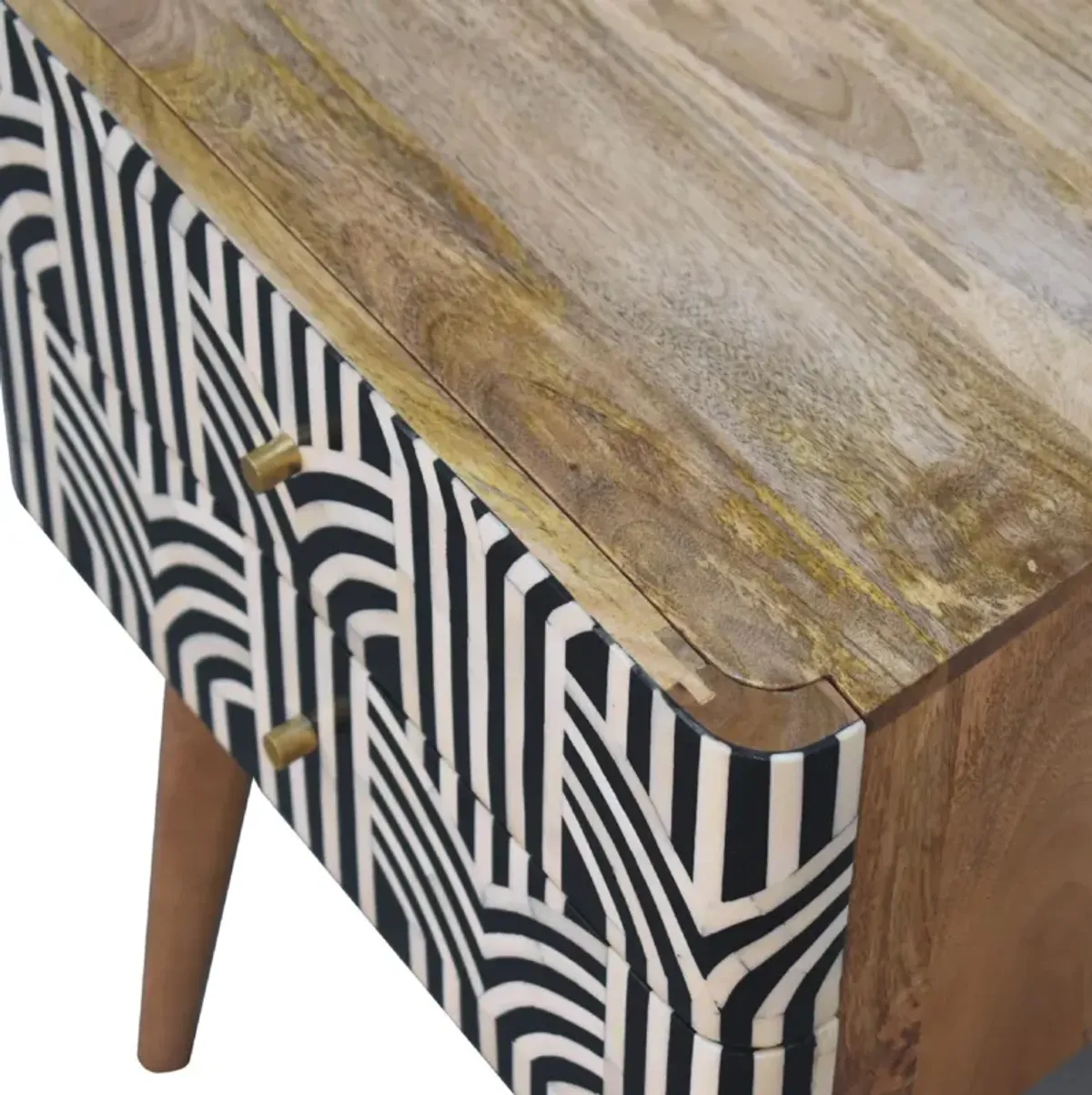 Edessa Bone Inlay  2 Drawer NightStand