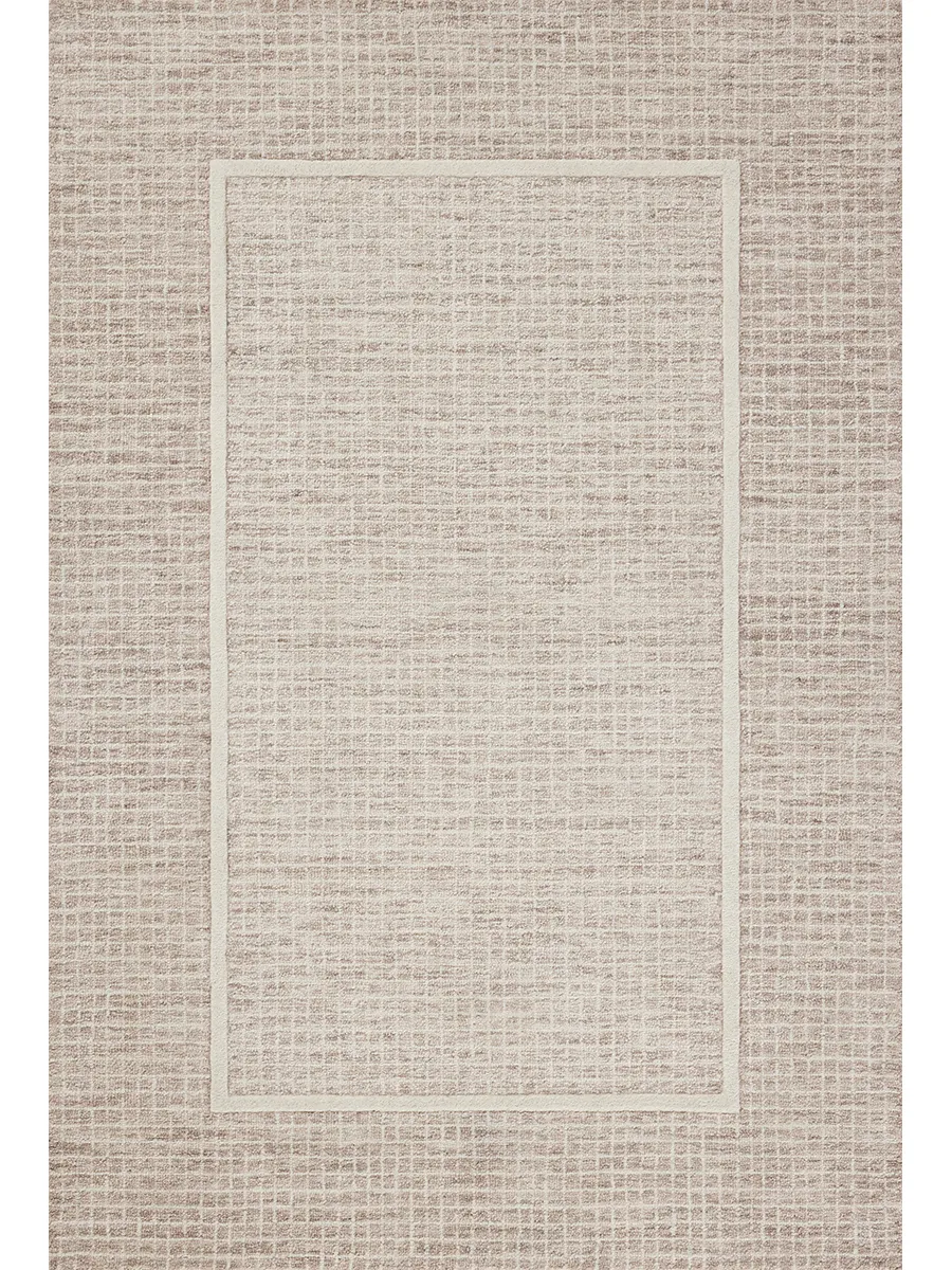 Briggs BRG-01 Blush / Ivory 9''3" x 13' Rug by Chris Loves Julia