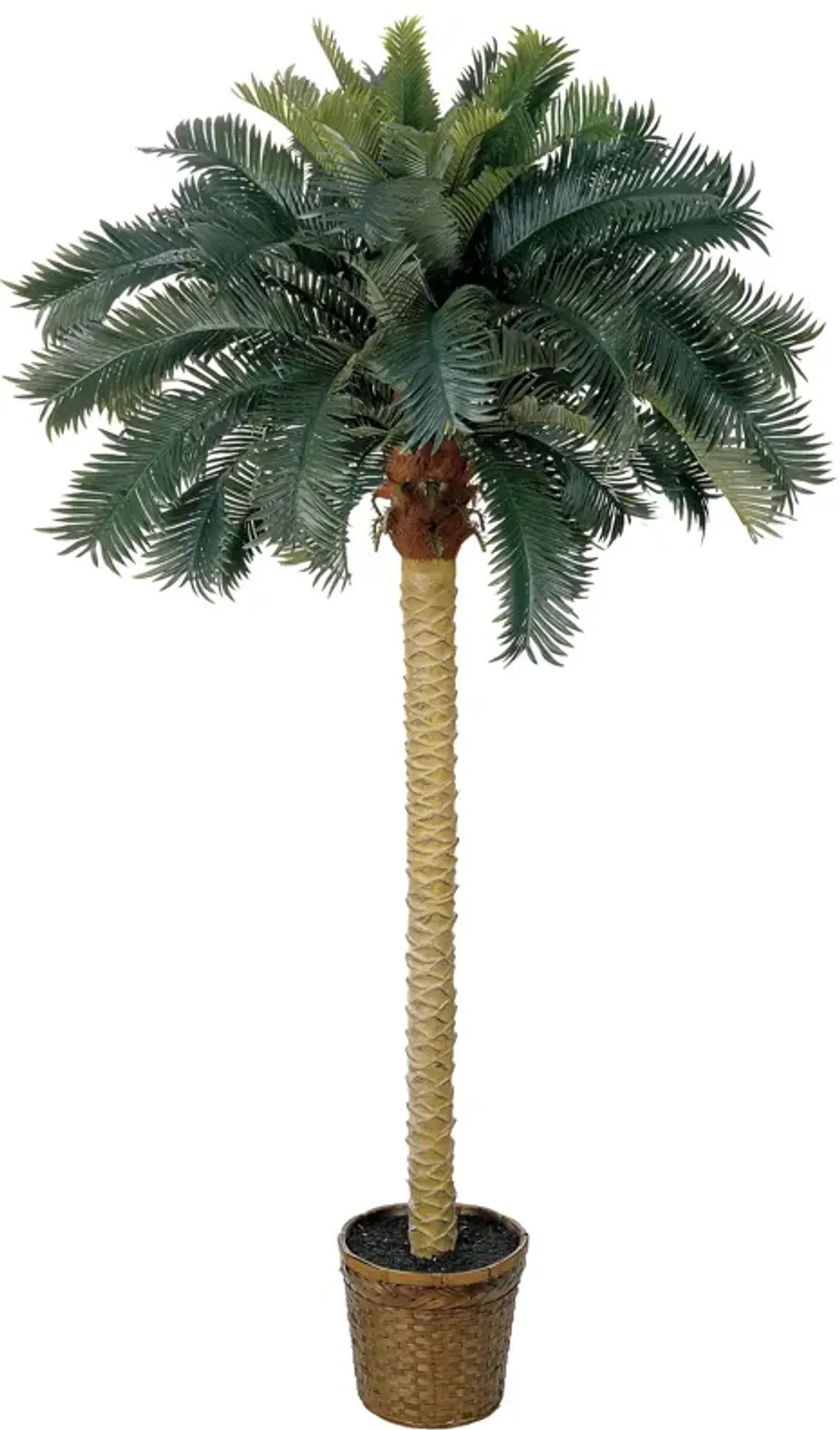 Hivvago 6 Feet Sago Palm Silk Tree