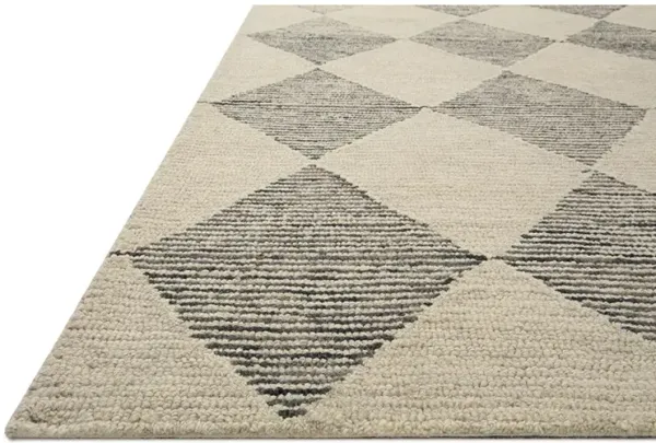 Francis FRA01 Beige/Charcoal 8'6" x 12' Rug