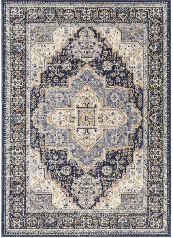Nourison Essentials Persian NRE07 Navy 6' x 9' Rug