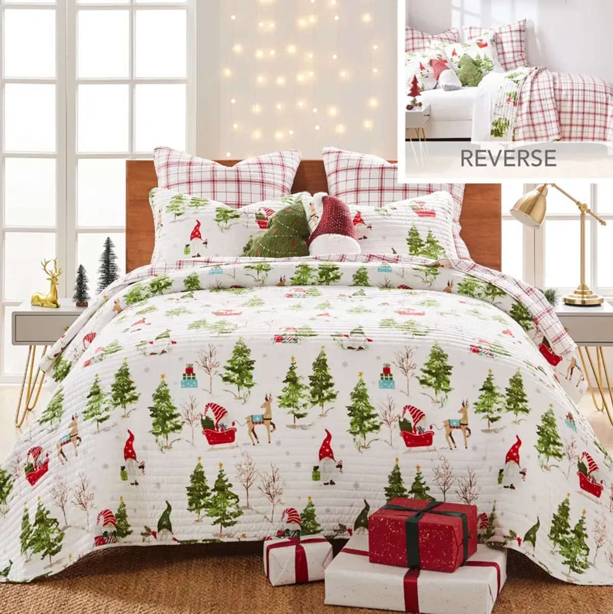 Gnome Forest Quilt Set - Levtex Home