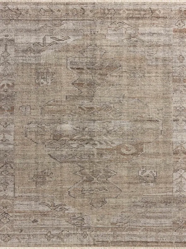 Abigail ABI03 Mocha/Smoke 7'9" x 9'9" Rug by Magnolia Home by Joanna Gaines x Loloi