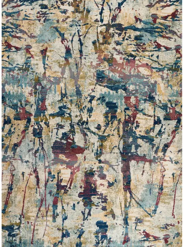 Fusion FSS10 Cream/Multicolor 9'6" x 13' Rug