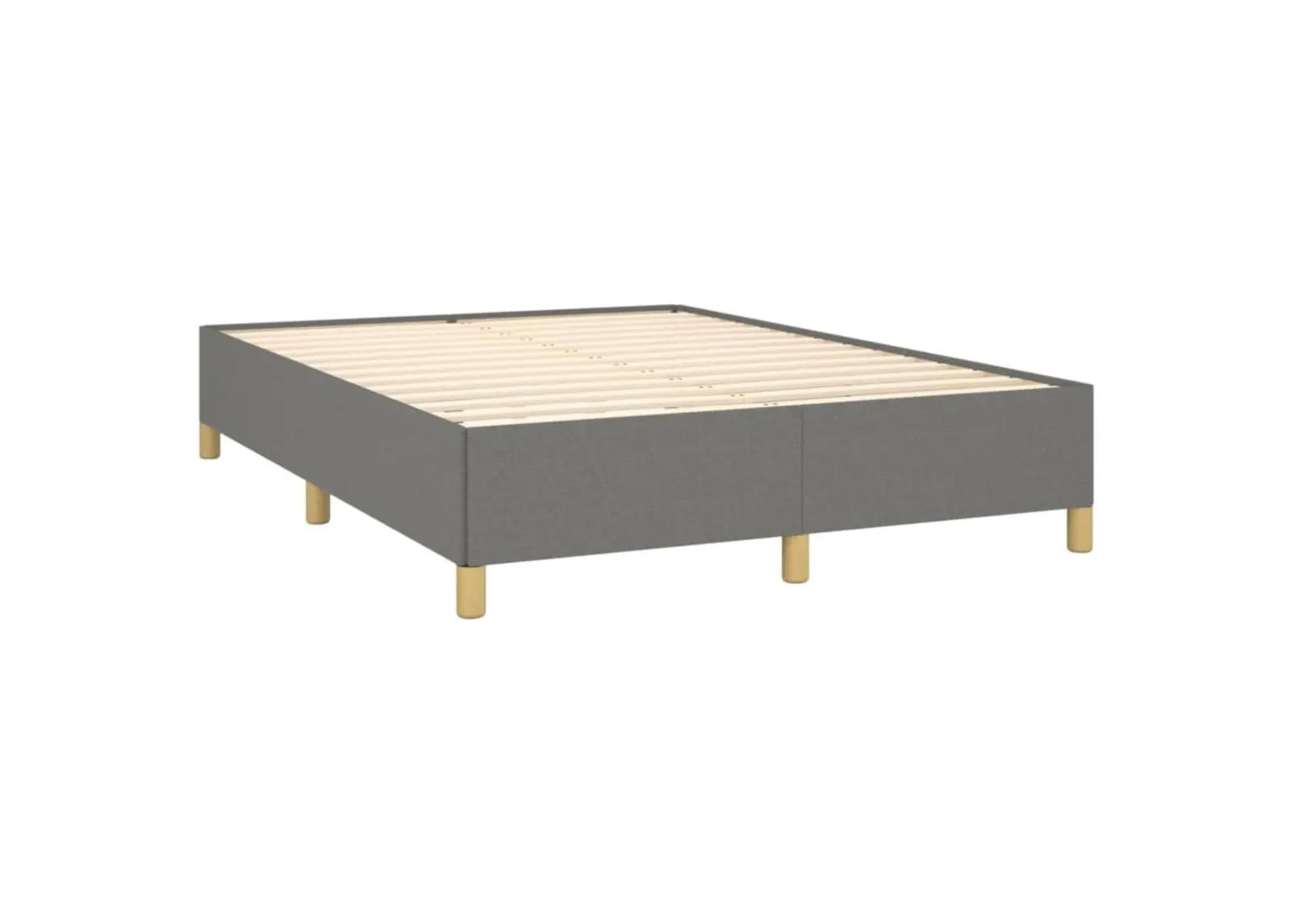 vidaXL Bed Frame Dark Gray 53.9"x74.8" Full Fabric