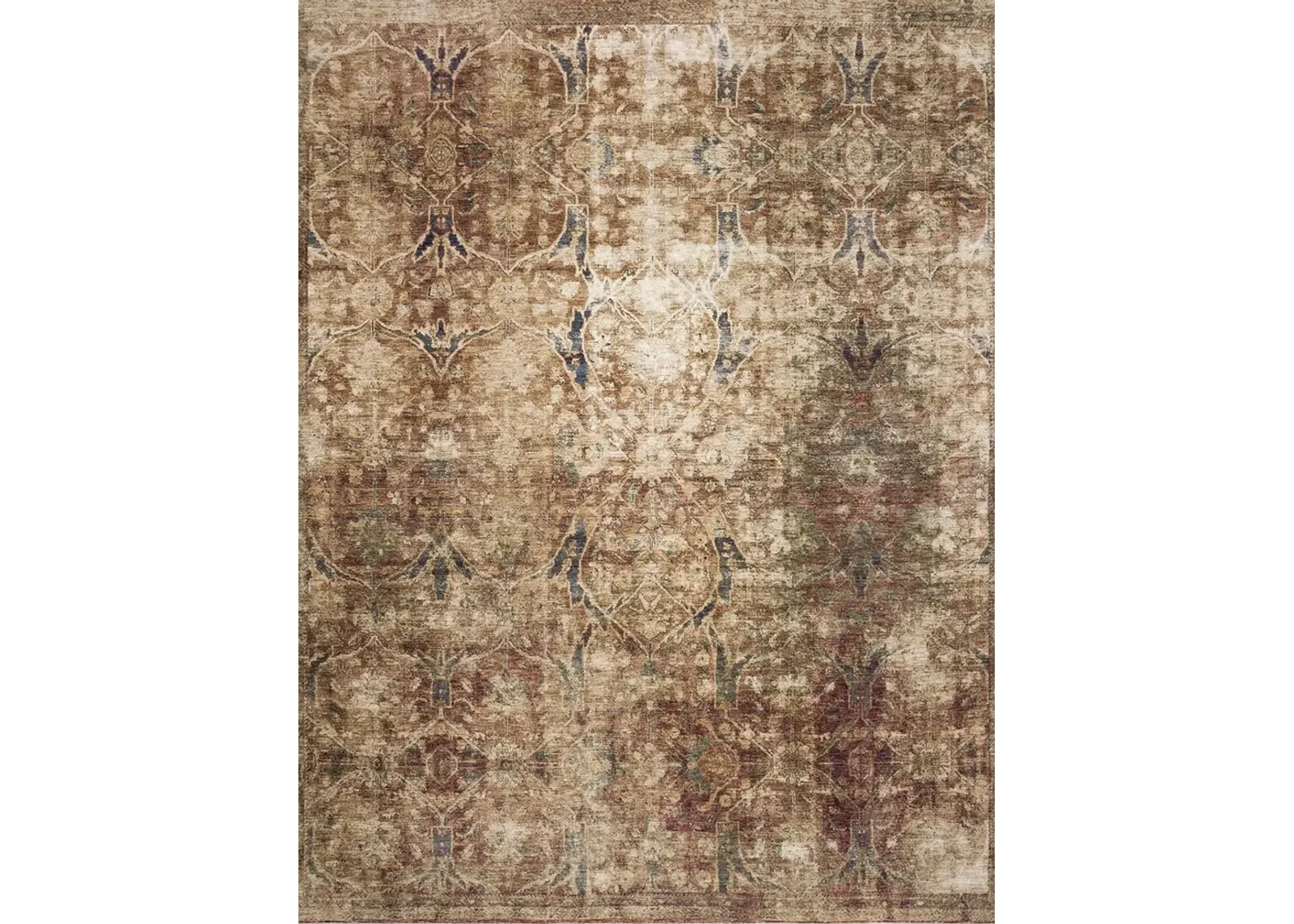 Kennedy KEN02 Rust/Multi 6'7" x 9'4" Rug by Magnolia Home by Joanna Gaines