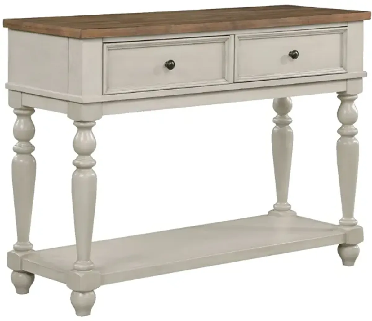 Katherine 52 Inch Console Sideboard Buffet, White - Benzara