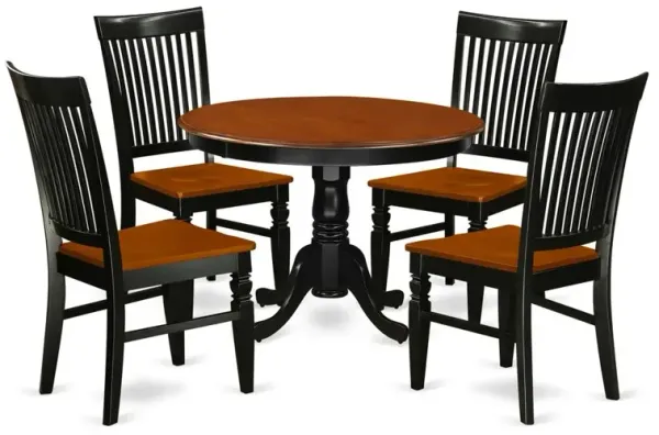 Dining Room Set Black & Cherry