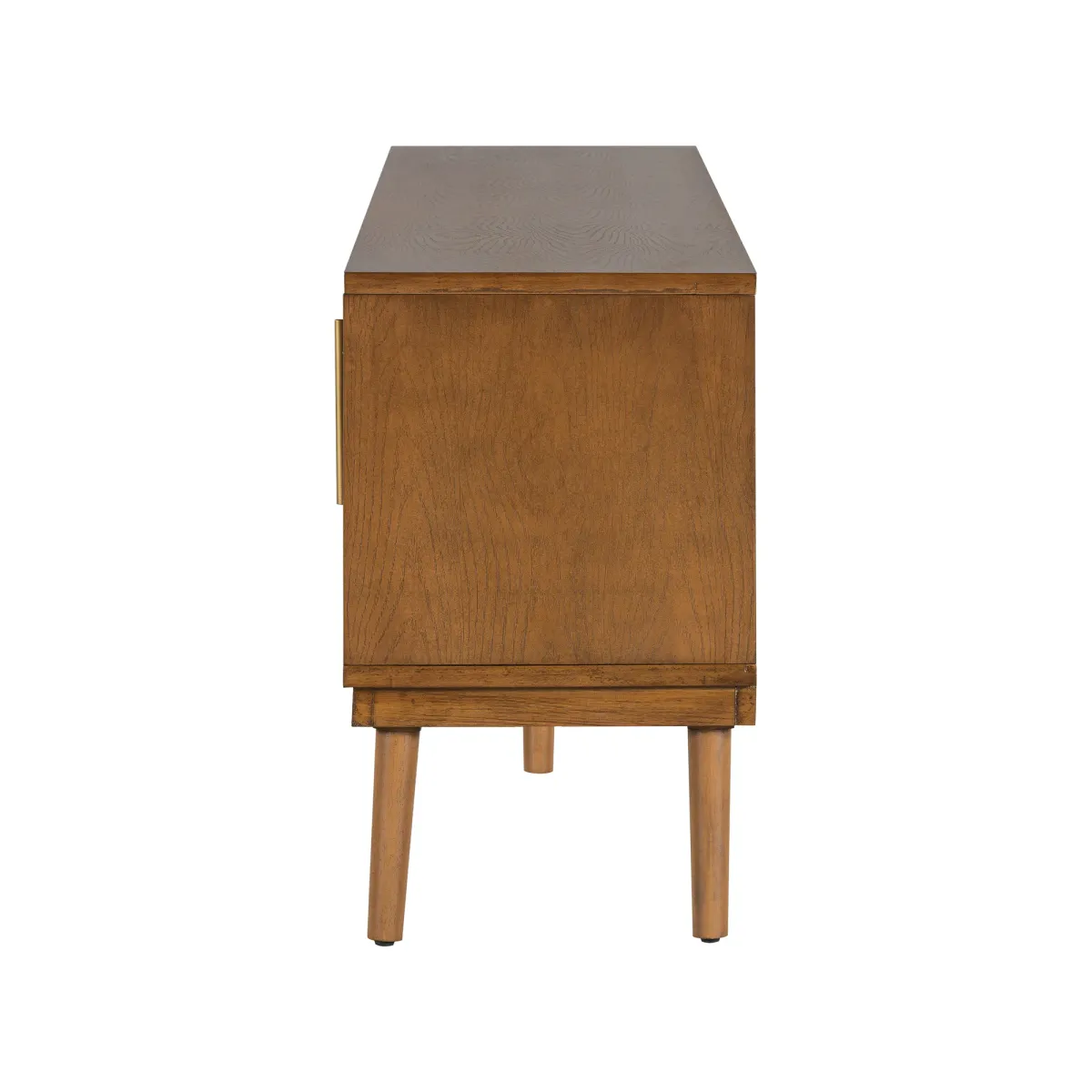Merax Side Cabinet TV Stand with Sliding Doors