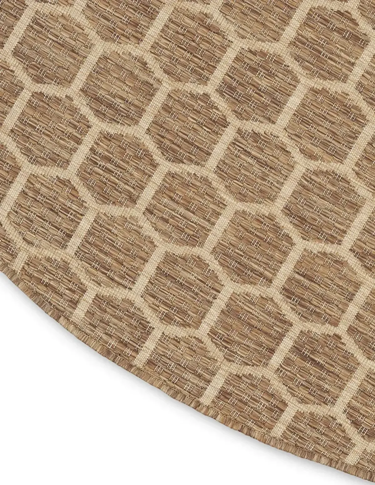 Twist Reversible TWS01 Natural 8' x Round Rug