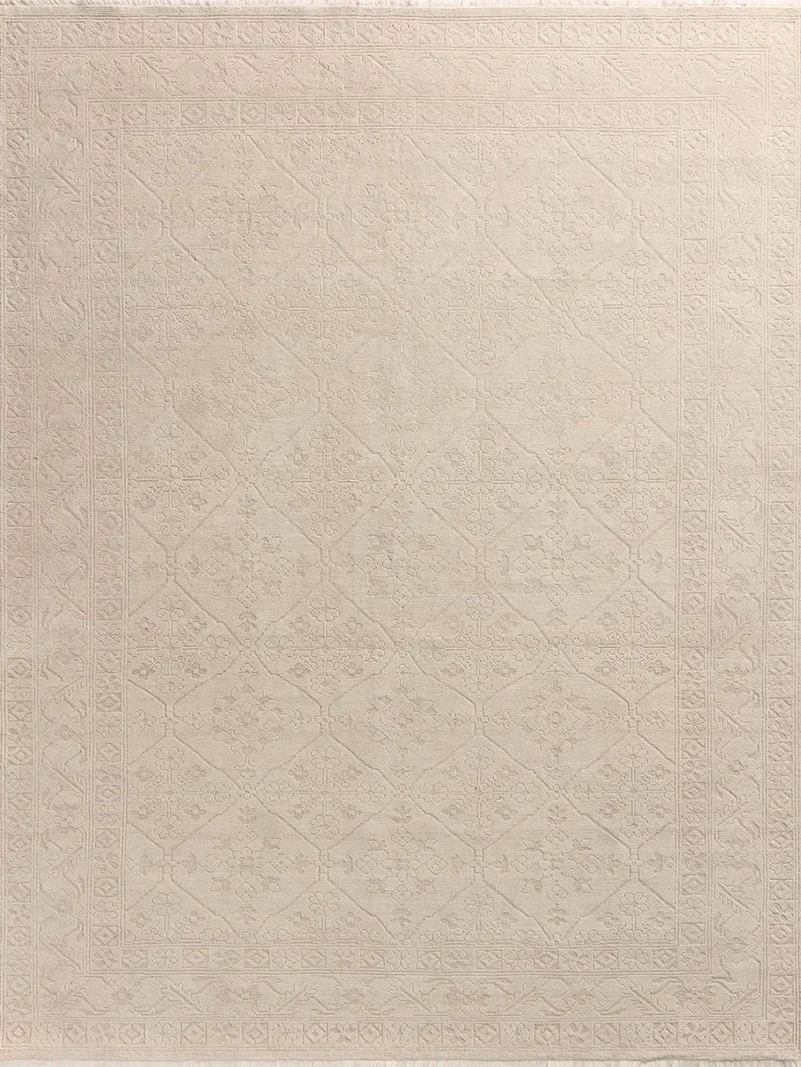 Ruth Ivory/Ivory 9'6"x13'6" Rug