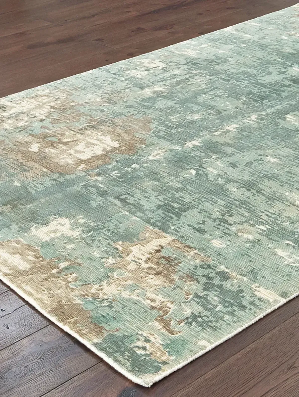 Formations 2'6" x 10' Blue Rug