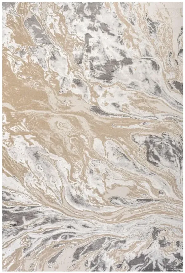 Swirl Marbled Abstract Area Rug