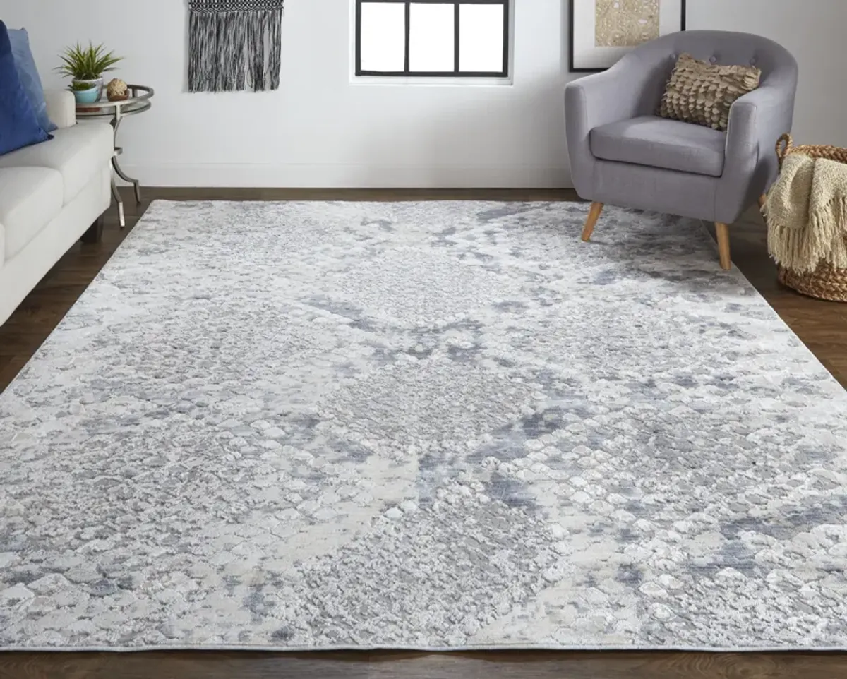 Laina 39GIF Silver/Gray/Blue 2' x 3' Rug