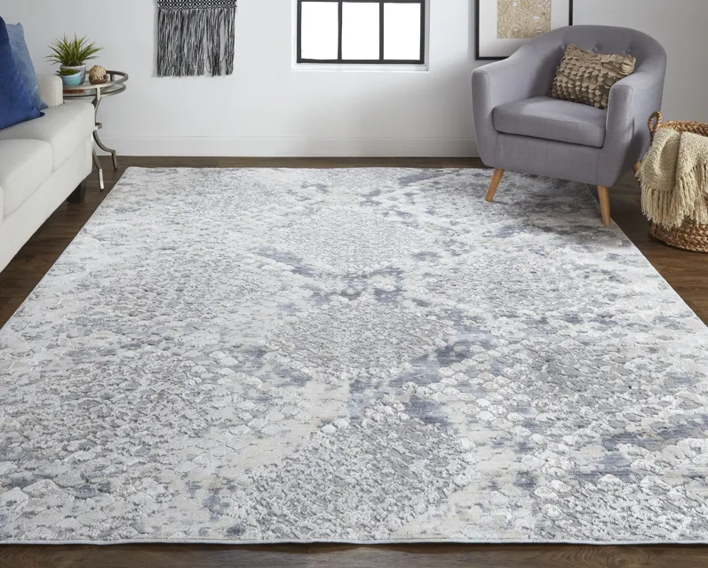 Laina 39GIF Silver/Gray/Blue 2' x 3' Rug