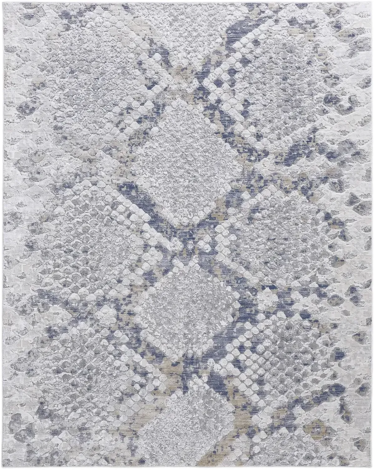 Laina 39GIF Silver/Gray/Blue 2' x 3' Rug