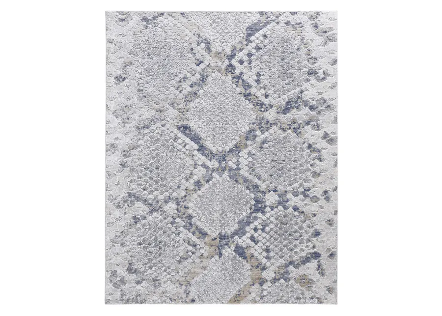 Laina 39GIF Silver/Gray/Blue 2' x 3' Rug