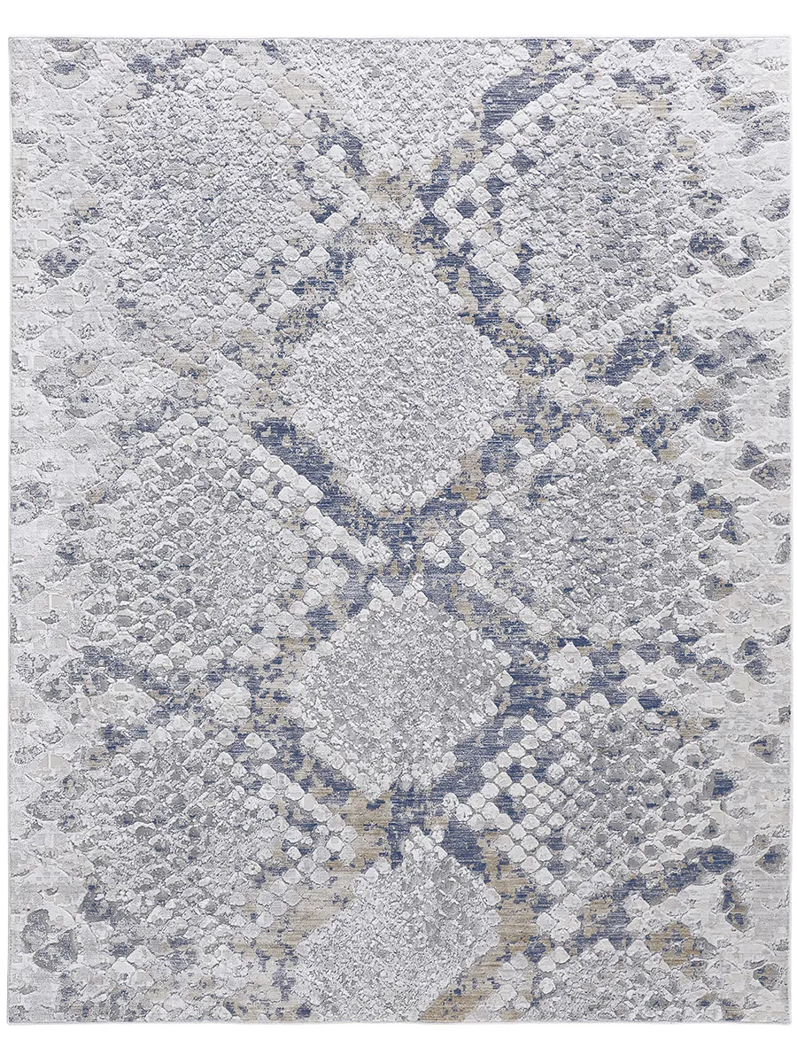 Laina 39GIF Silver/Gray/Blue 2' x 3' Rug