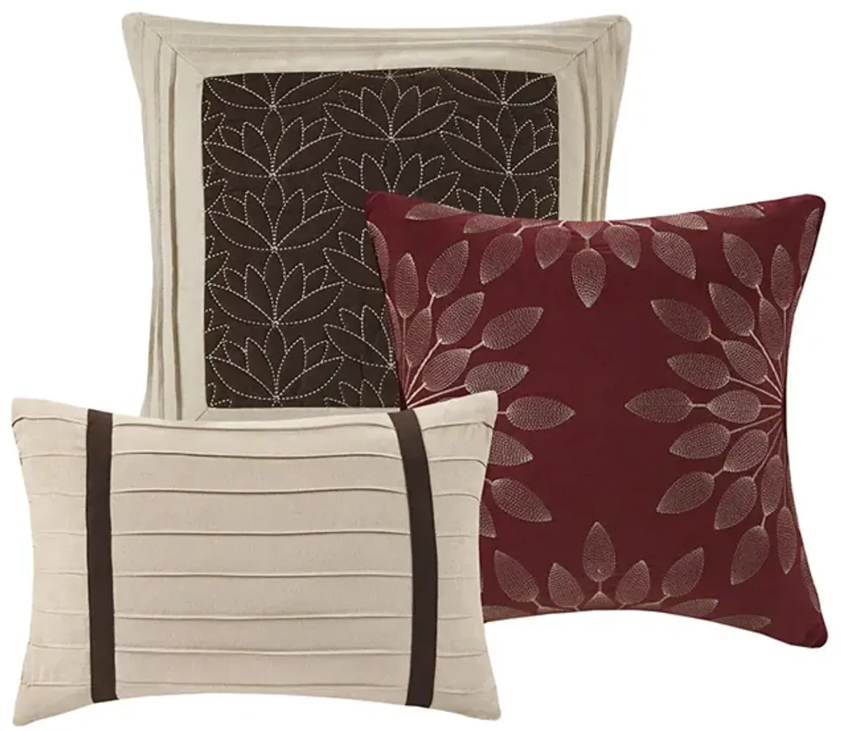 Gracie Mills Bryony 7-Piece Microsuede Comforter Set