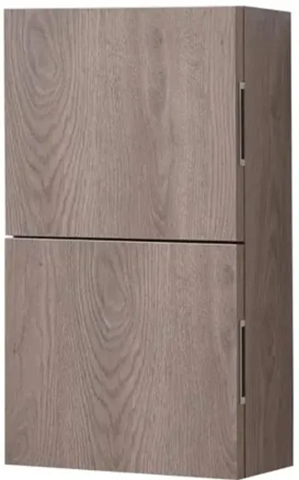 Kubebath 14 Wide by 24 High Linen Side Cabinet With One Door in Butternut Wood Finish