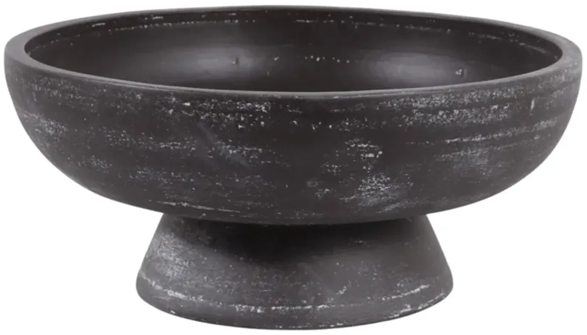 Terracotta Bowl On Pedestal