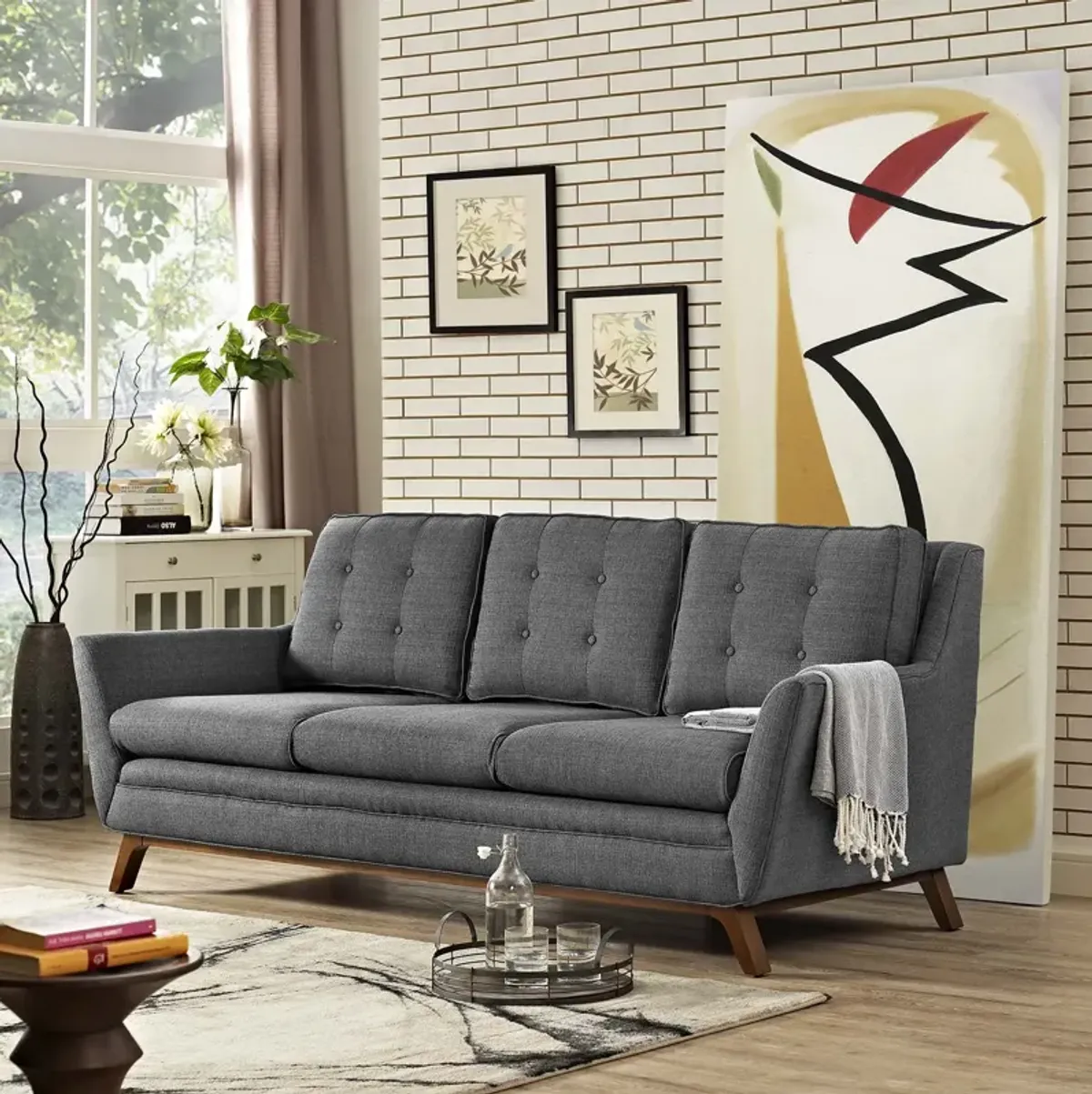 Beguile Upholstered Fabric Sofa