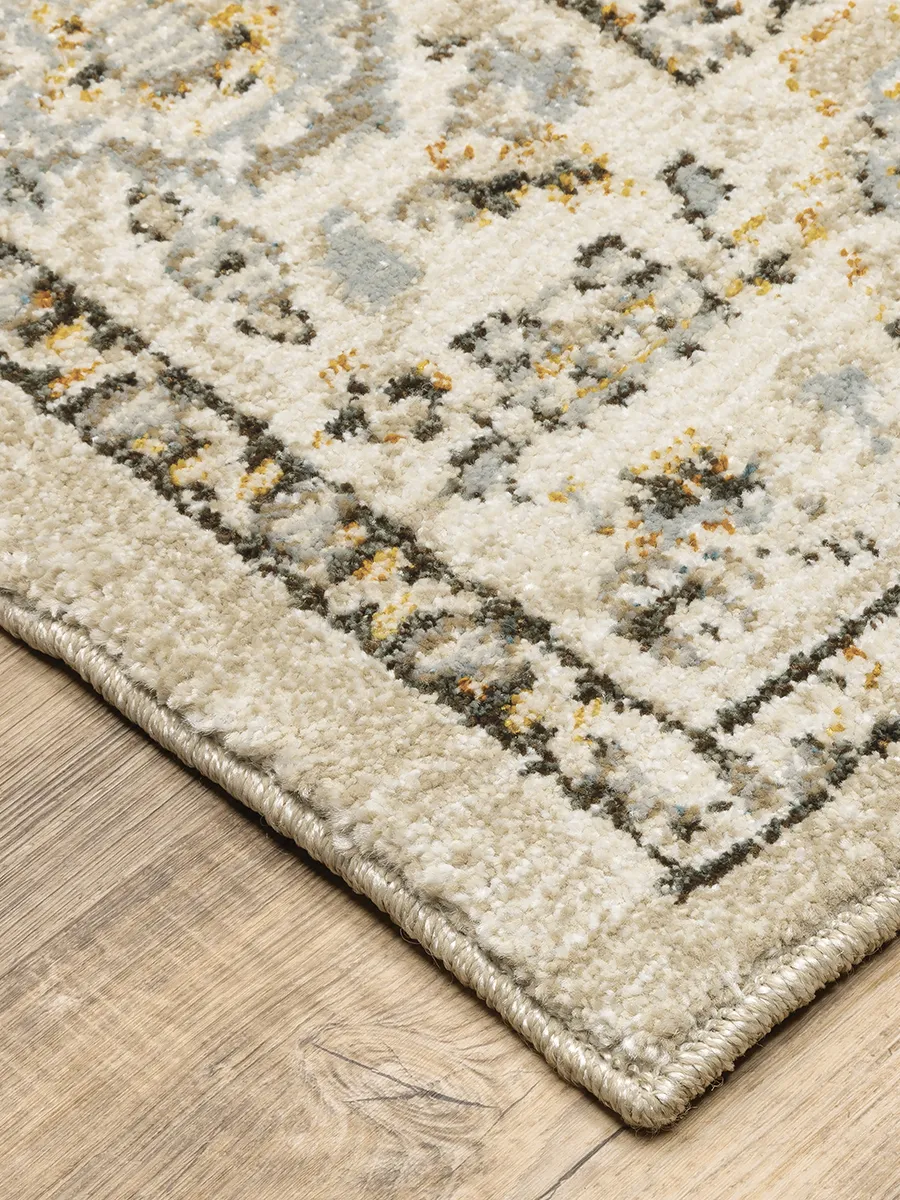 Andorra 2'6" x 12' Beige Rug