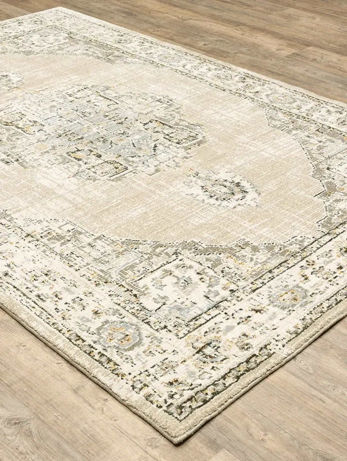 Andorra 2'6" x 12' Beige Rug