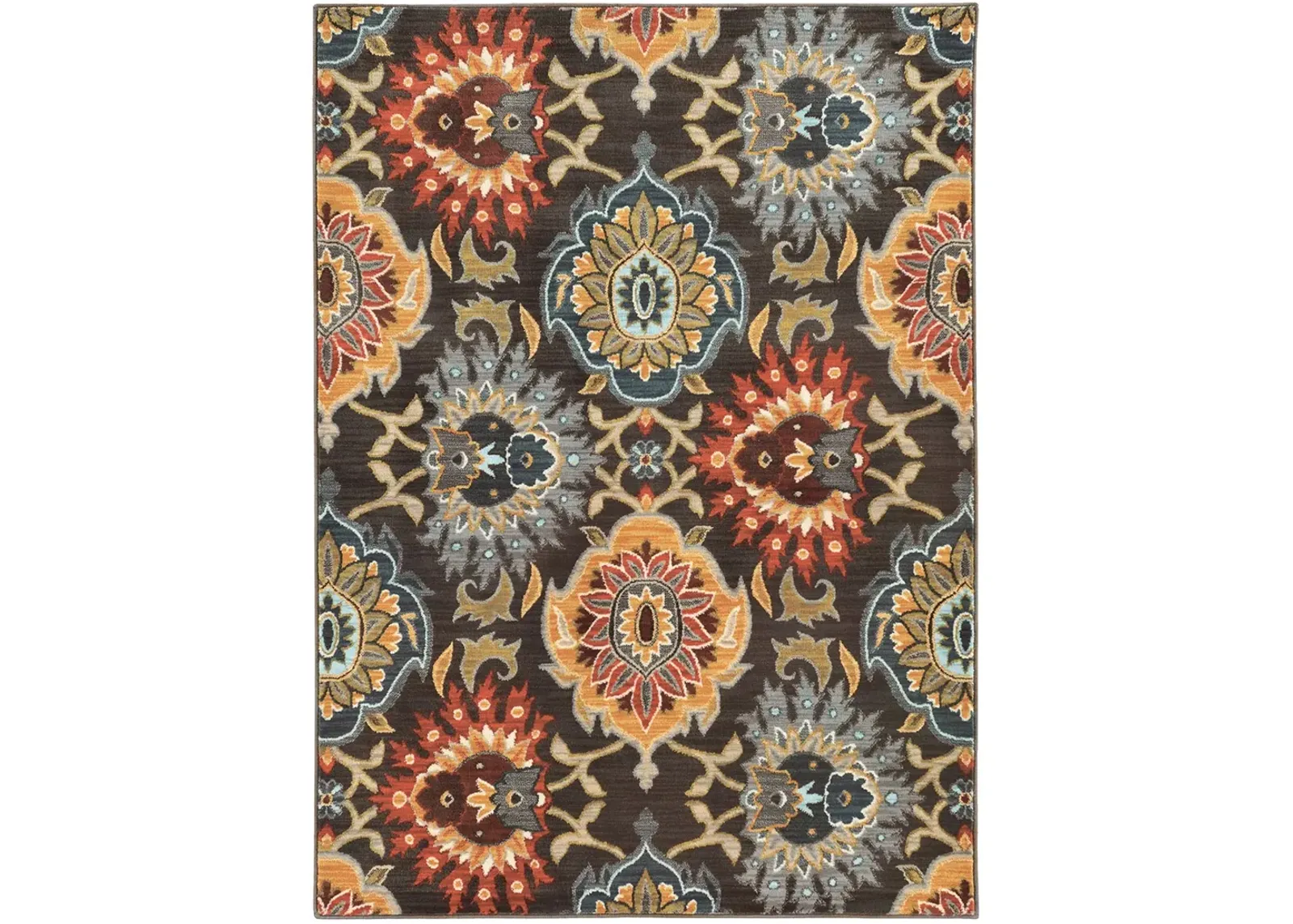 Sedona 1'10" x 3' Charcoal Rug