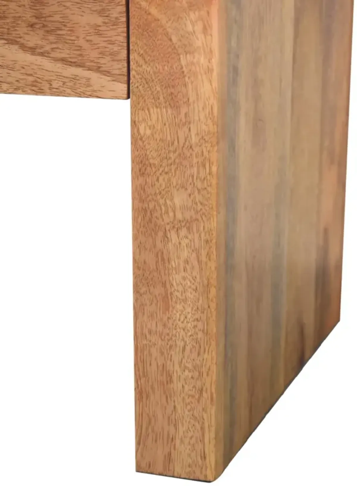 Chestnut Prism Solid Wood 2 Drawers  NightStand